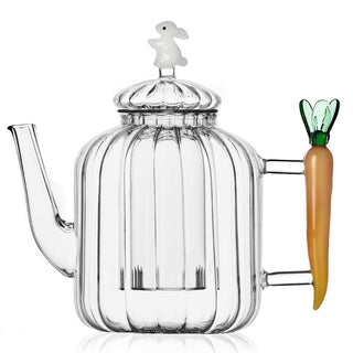 Ichendorf Vegetables teapot optic carrot and white rabbit by Alessandra Baldereschi Buy on Shopdecor ICHENDORF collections