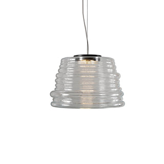 Karman Bibendum LED suspension lamp diam. 35 cm. with glass lampshade Buy on Shopdecor KARMAN collections