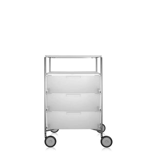 Kartell Mobil chest of drawers with 3 drawers, 1 shelf and wheels Buy on Shopdecor KARTELL collections
