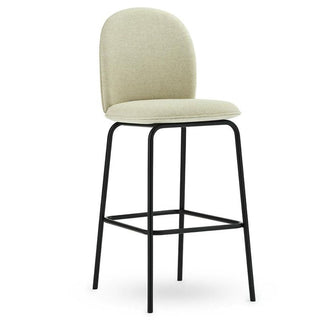 Normann Copenhagen Ace stool full upholstery black steel and seat h. 75 cm. Buy on Shopdecor NORMANN COPENHAGEN collections