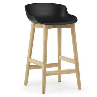 Normann Copenhagen Hyg oak bar stool with polypropylene seat h. 65 cm. - Buy now on ShopDecor - Discover the best products by NORMANN COPENHAGEN design