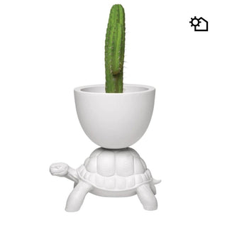 Qeeboo Turtle Carry Planter And Champagne Cooler vase/champagne cooler Buy on Shopdecor QEEBOO collections