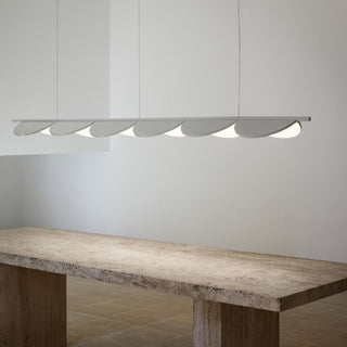 Flos Almendra Linear S6 pendant lamp LED 242 cm. Buy on Shopdecor FLOS collections