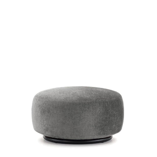 Kartell K-Wait pouf in Chenille fabric Kartell Chenille DB Grey - Buy now on ShopDecor - Discover the best products by KARTELL design