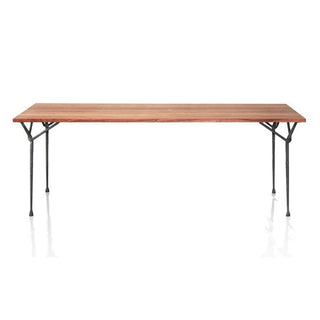 Magis Officina Table fixed table 200x90 cm. with walnut top Buy on Shopdecor MAGIS collections