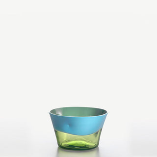 Nason Moretti Dandy bowl light blue and acid green Buy on Shopdecor NASON MORETTI collections
