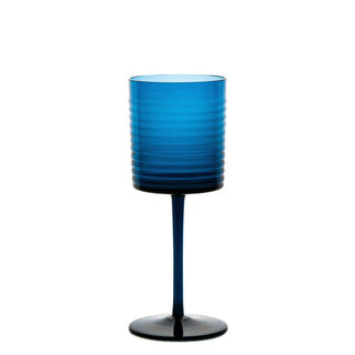 Nason Moretti Gigolo water chalice - Murano glass Nason Moretti Air force blue Buy on Shopdecor NASON MORETTI collections