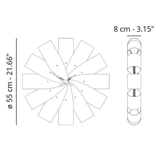Nomon Ciclo Mixto wall clock diam. 55 cm. Buy on Shopdecor NOMON collections