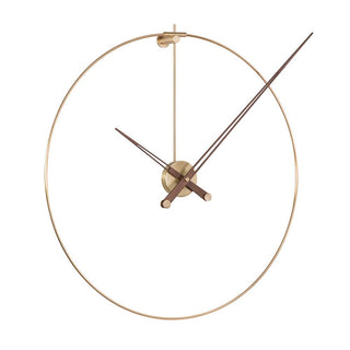 Nomon New Anda G wall clock brass with walnut hands Buy on Shopdecor NOMON collections