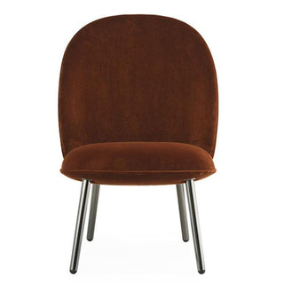Normann Copenhagen Ace lounge chair full upholstery velvet with steel structure Buy on Shopdecor NORMANN COPENHAGEN collections