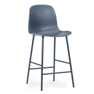 Normann Copenhagen Form steel bar chair with polypropylene seat h. 65 cm. Normann Copenhagen Form Blue - Buy now on ShopDecor - Discover the best products by NORMANN COPENHAGEN design