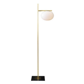 OLuce Alba 382 floor lamp satin brass by Mariana Pellegrino Soto Buy on Shopdecor OLUCE collections