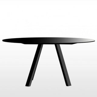 Pedrali Arki-table Fenix diam.159 cm. in black solid laminate Buy on Shopdecor PEDRALI collections