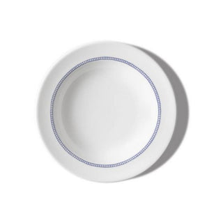 Schönhuber Franchi Shabbychic Soup Plate white - grid border blue Buy on Shopdecor SCHÖNHUBER FRANCHI collections