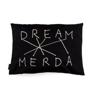 Seletti Connection Cushions Dream Merda cushion Black Buy on Shopdecor SELETTI collections