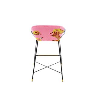Seletti Toiletpaper High Stool Pink Lipsticks Buy on Shopdecor TOILETPAPER HOME collections