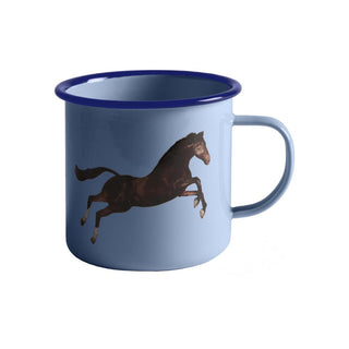 Seletti Toiletpaper mug light blue horse Buy on Shopdecor TOILETPAPER HOME collections
