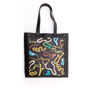 Seletti Toiletpaper Travel Tote Bag Snakes - Buy now on ShopDecor - Discover the best products by TOILETPAPER HOME design